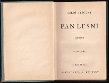 Miloš Vysocký: Pan lesní