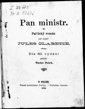Jules Claretie: Pan ministr