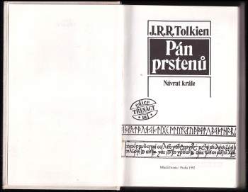 J. R. R Tolkien: Pán prstenů