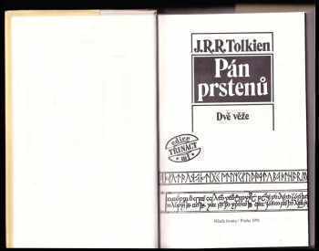 J. R. R Tolkien: Pán prstenů 1 - 3 - Společenstvo Prstenu + Dvě věže + Návrat krále - KOMPLETNÍ TRILOGIE : Díl 1-3