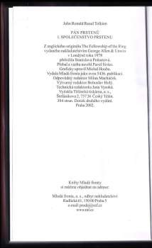J. R. R Tolkien: Pán prstenů