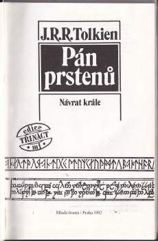 J. R. R Tolkien: Pán prstenů
