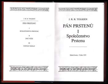J. R. R Tolkien: Pán prstenů