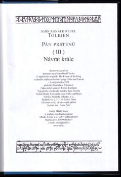 J. R. R Tolkien: Pán prstenů