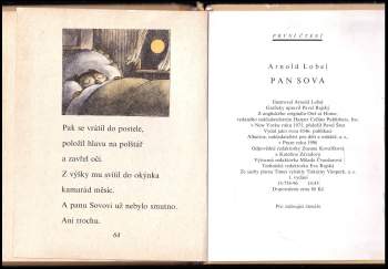 Arnold Lobel: Pan Sova