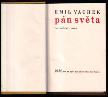 Emil Vachek: Pán světa