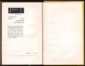Ladislav Fuks: Pan Theodor Mundstock