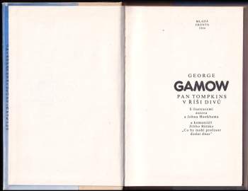 George Gamow: Pan Tompkins v říši divů