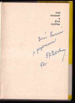 František Alexander Elstner: Pan trabant & bílá slečna, aneb, Putování s kloboučkem