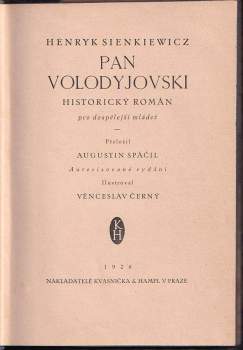 Henryk Sienkiewicz: Pan Volodyjovski