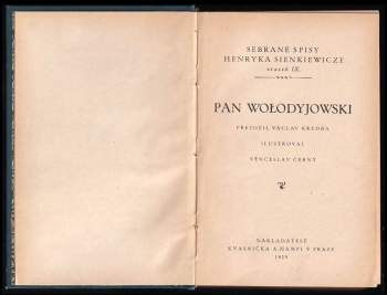 Henryk Sienkiewicz: Pan Wolodyjowski