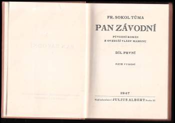 František Sokol Tůma: Pan závodní