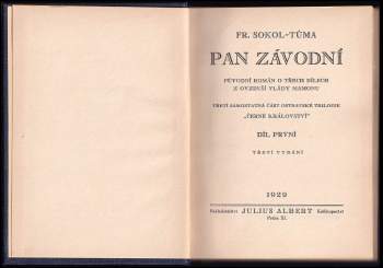 František Sokol Tůma: Pan závodní
