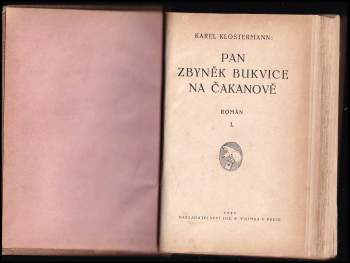 Karel Klostermann: Pan Zbyněk Bukvice na Čakanově
