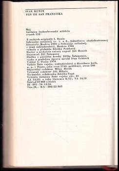 Ivan Aleksejevič Bunin: Pán ze San Franciska