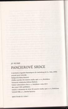 Jo Nesbø: Pancierové srdce