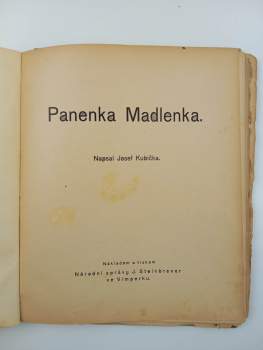 Josef Kubička: Panenka Madlenka