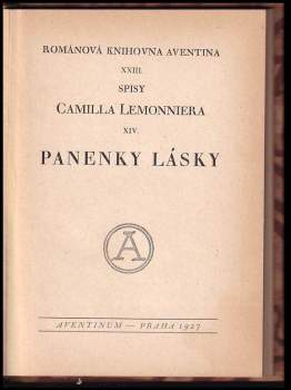 Camille Lemonnier: Panenky lásky