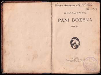 Libuše Baudyšová: Paní Božena