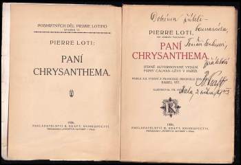 Pierre Loti: Paní Chrysanthema