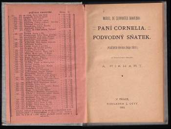 Miguel de Cervantes Saavedra: Paní Cornelia ; Podvodný sňatek