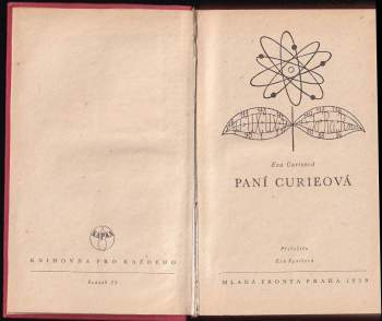 Eve Curie: Paní Curieová