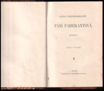 Gustav Pfleger Moravský: Paní fabrikantová