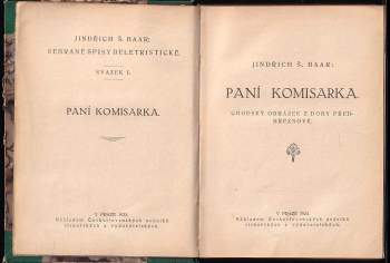 Jindřich Šimon Baar: Paní komisarka