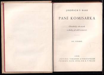 Jindřich Šimon Baar: Paní komisarka