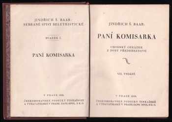 Jindřich Šimon Baar: Paní komisarka