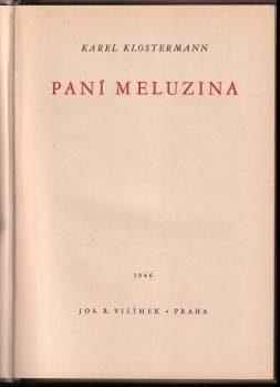 Karel Klostermann: Paní Meluzina