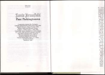 Louis Bromfield: Paní Parkingtonová