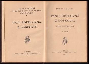 Josef Svátek: Paní Popelovna z Lobkovic