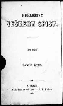 Karl Herloßsohn: Páni z Růže (Rosenbergové)