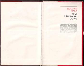 Eduard Fiker: Paní z šedivého domu
