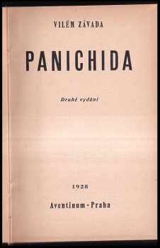 Vilém Závada: Panychida