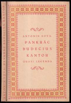 Pankrác Budecius, kantor