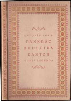 Pankrác Budecius, kantor