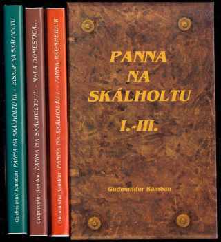 Panna na Skálholtu 1 - 3 - Panna Ragnheidur + Mala Domestica + Biskup na Skálholtu - KOMPLET