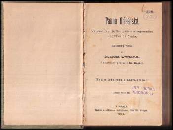 Mark Twain: Panna Orleánská