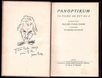 Panoptikum čs. filmu od žet do a : karikatury malíře Ivana Sorse