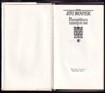 Jiří Marek: Panoptikum hříšných lidí
