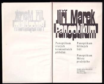 Jiří Marek: Panoptikum