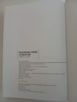Radek Malý: Panorama české literatury