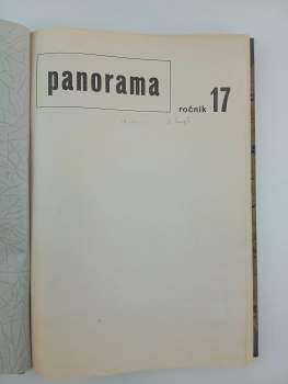 Jaroslav Seifert: Panorama, KOMPLETNÍ ROČNÍK 17-18 + Panorama, NEKOMPLETNÍ ROČNÍK XIX