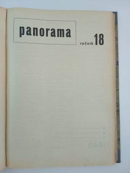 Jaroslav Seifert: Panorama, KOMPLETNÍ ROČNÍK 17-18 + Panorama, NEKOMPLETNÍ ROČNÍK XIX