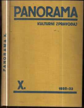 Ladislav Sutnar: Panorama - Kulturní zpravodaj - ročník 10., 1932-1933