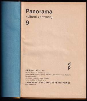 Václav Kaplický: Panorama - - kulturní zpravodaj