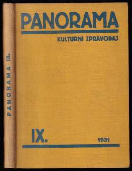 Panorama - - kulturní zpravodaj