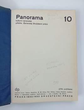 Václav Kaplický: Panorama - ročník X., čísla 1 - 10 + přílohy čtvrtého ročníku - SVÁZÁNO DO JEDNOHO SVAZKU
